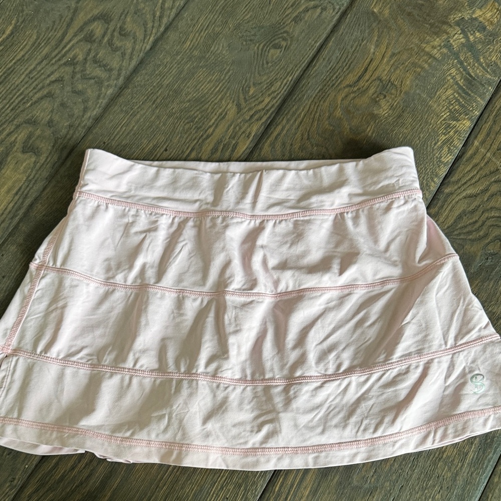 SET - SOFIBELLA Athletic Tank with Pink Skort LIKE NEW - Picture 4 of 4